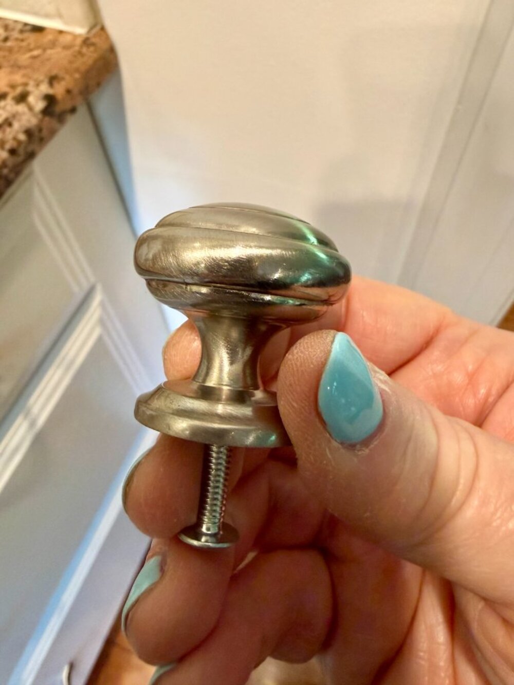 Brushed Silver Cabinet Door Knobs & Drawer Pulls Kitchen & Bathroom 37 Piece Set - Picture 4 of 12